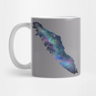 Vancouver Island Watercolour Galaxy Mug